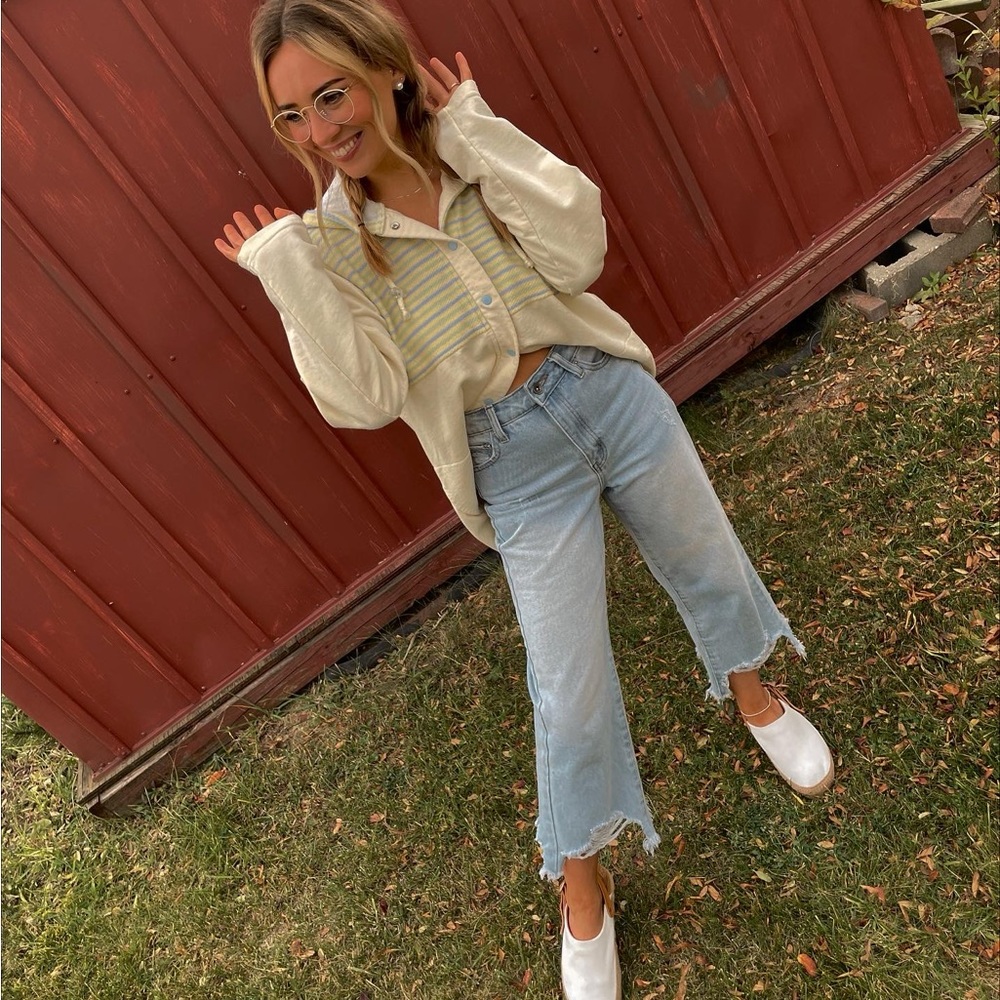 Cropped Jeans🩵